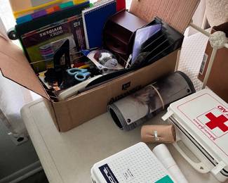 Office Supply Bundle Box  / First Aid Boxes 