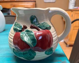 Ceramic Apple Pitcher 