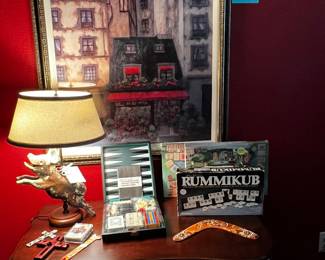 Artwork, Game Sets and Lamp