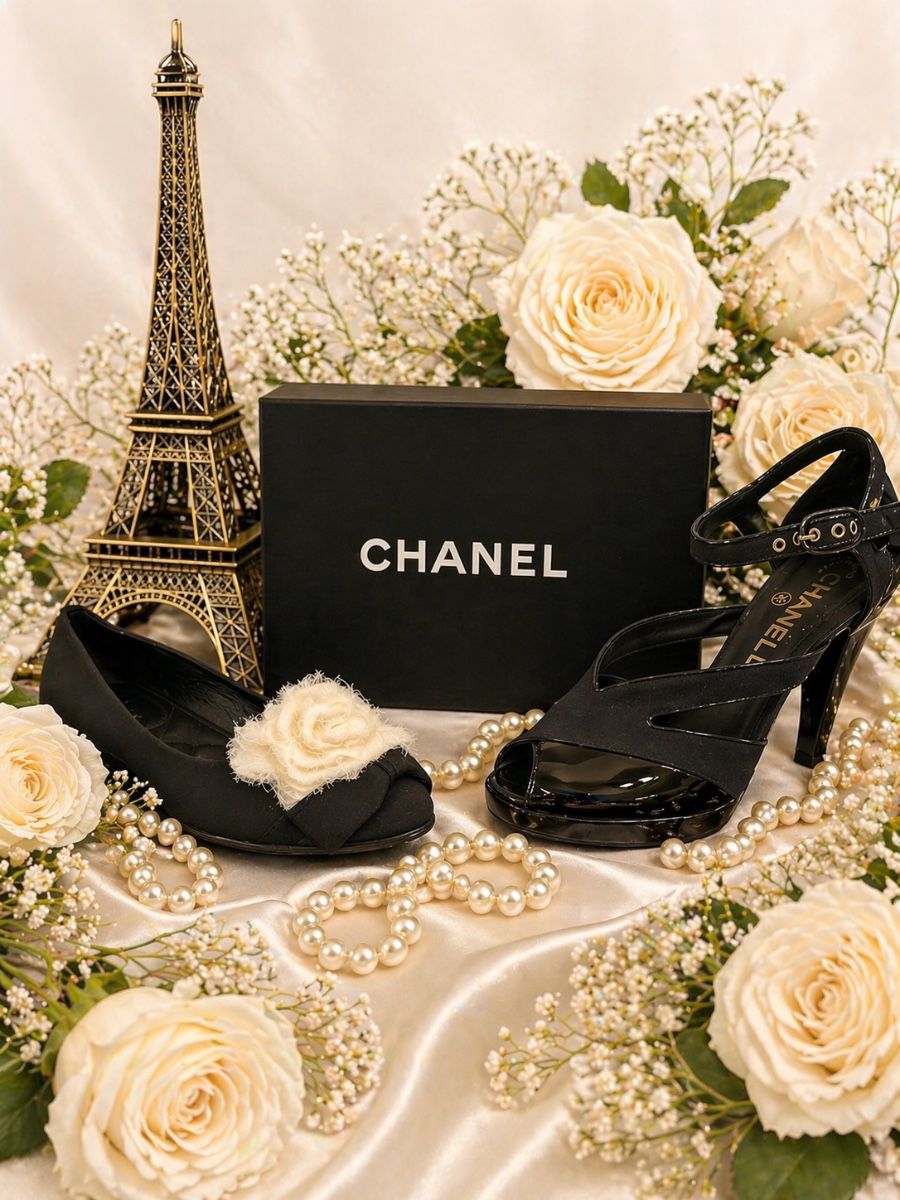 Chanel Shoes with Boxes