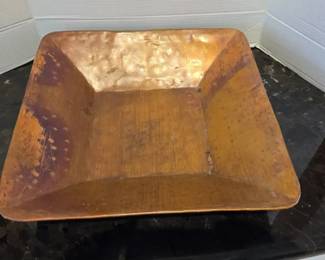 Square Copper Bowl