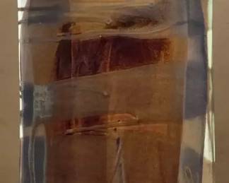 Glazed Rectangle Pottery Vase