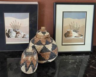 Southwest Art And Baskets