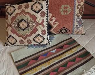 Southwest Pillows  Rug