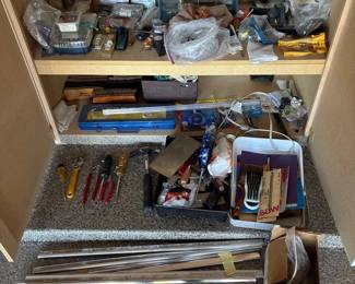 Garage Hand Tools And Supplies