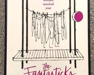 Fantasticks Authentic Broadway Poster