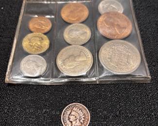 Foreign Coins, 1904 Indian Penny