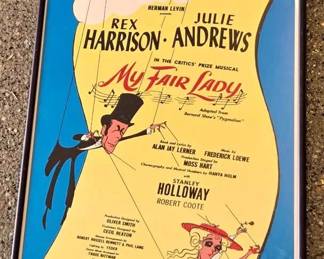 My Fair Lady Authentic Broadway Poster