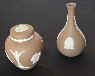 Wedgwood Brown Vase  Ginger Pot