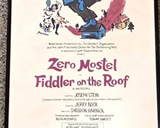 Fiddler On The Roof Authentic Broadway Poster