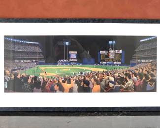 Thomas Kolendro World Series Art  SignedNbrd