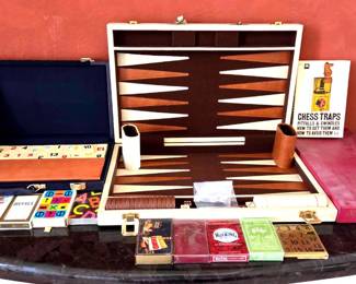 Classic Games Roma Cube, Scrabble  Backgammon