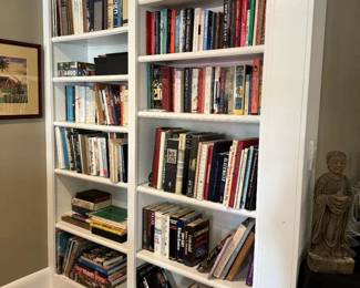 large selection of books