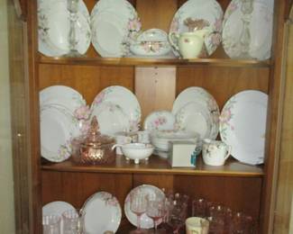 lots of assorted dishes 