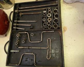 1920's Vintage Snap On Socket Set Rare Antique Tools With Original Box B12