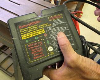 specialized charger, maintainer, and desulfator designed specifically for aviation batteries