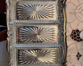 Oneida Silver Plated Relish Tray