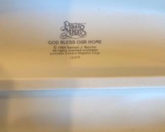 Precious Moments "God Bless Our Home" Figurine