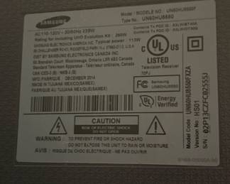 Samsung UN60HU8550 60-Inch 4K UHD Smart LED TV
