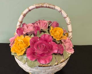 Royal Albert Old Country Roses Florist's Music Basket