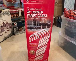 GE Holiday Classics Lighted Candy Canes  Pack