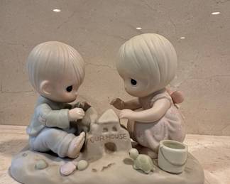 Precious Moments "God Bless Our Home" Figurine