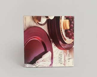Mikasa Cranberry Charger Plates Set of 8