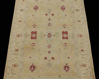 Tibetan Wool and Silk Area Rug