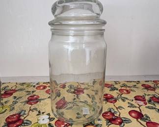 Glass Apothecary Jar with Dome Lid