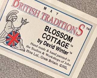 David Winter Cottages Blossom Cottage