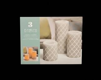 Flameless LED Wax Candles Set