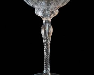 Lenox Monroe Pattern Crystal Candlestick