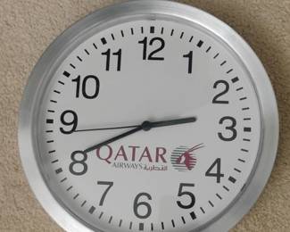 Qatar Airways Wall Clock