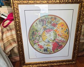 Marc Chagall "The Fiddler on the Roof" Lithograph