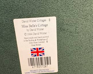 David Winter Cottages Miss Belle's Cottage by David Winter