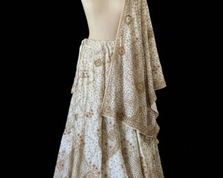 Embroidered Silk Lehenga Choli with Dupatta