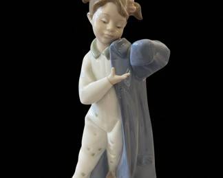 Lladro Porcelain Figurine 'Girl with Coat'