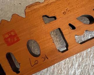 Carved Wooden "Love Makes a House a Home" Wall Plaque