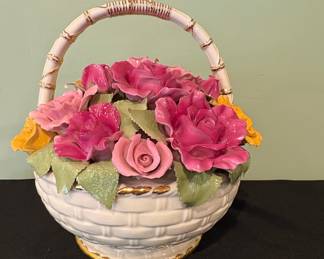 Royal Albert Old Country Roses Florist's Music Basket
