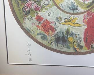 Marc Chagall "The Fiddler on the Roof" Lithograph