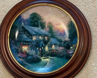 Thomas Kinkade "Julianne's Cottage" Collector Plate, 1993, Knowles