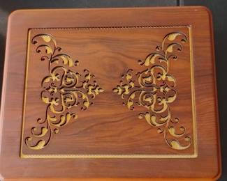 Vintage Sorrento Inlaid Wood Music Box