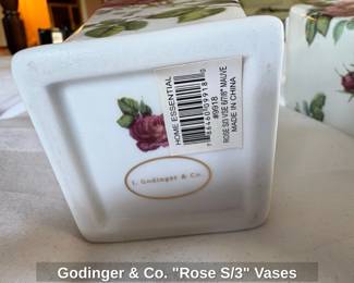 Godinger  Co. Rose S or Vases second image