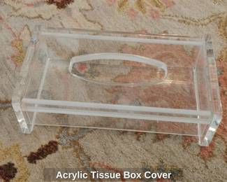 Acrylic Tissue Box Cover
