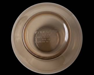 Pyrex Brown Glass Casserole Dish