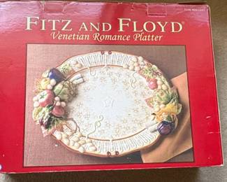 Fitz and Floyd Venetian Romance Platter
