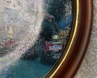 Thomas Kinkade "Julianne's Cottage" Collector Plate, 1993, Knowles