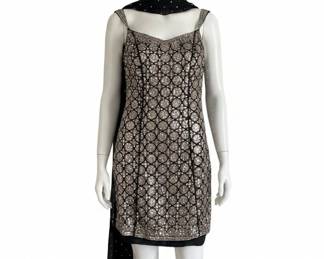 Embellished Black Sharara Set with Dupatta