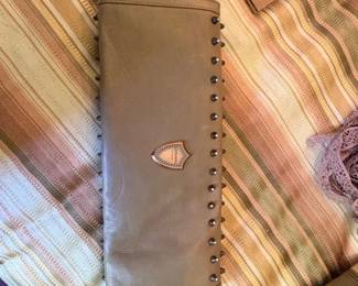 Cassandra Paris Studded Leather Wallet