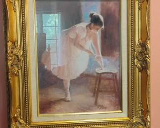 Ballet Dancer Preparing